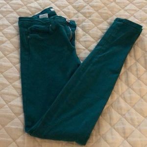 Joes Jeans Skinny Jeans, Dark Teal/Green